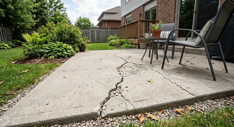Concrete Patio Repair in West Des Moines, IA