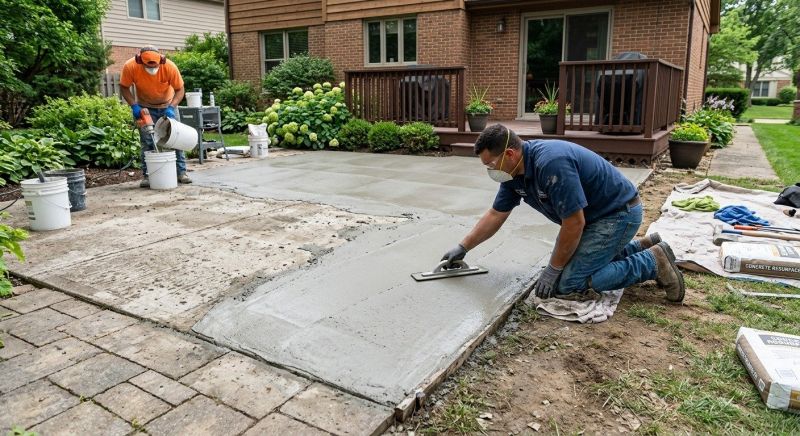 Concrete Porch Resurfacing in Corpus Christi, TX