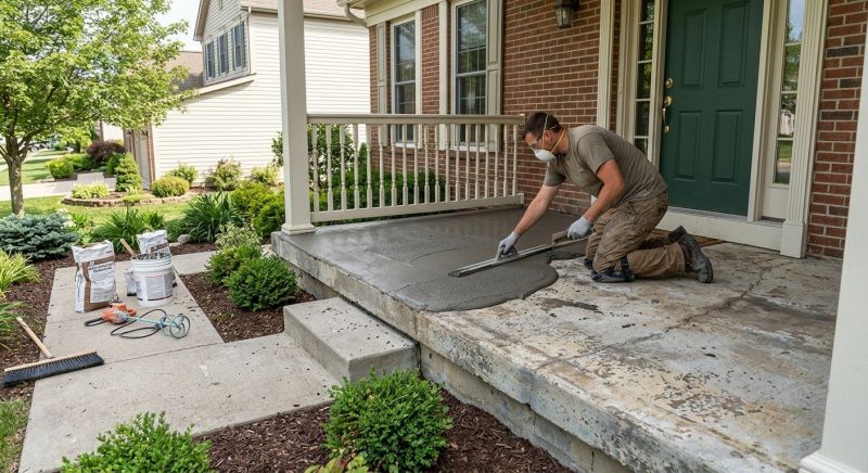 Concrete Stairs Resurfacing in Miami Dade County, FL