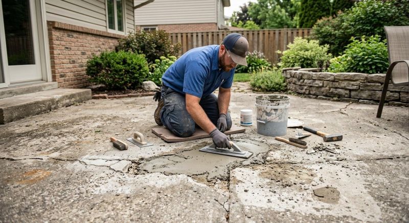 Cracked Concrete Repair in Corpus Christi, TX