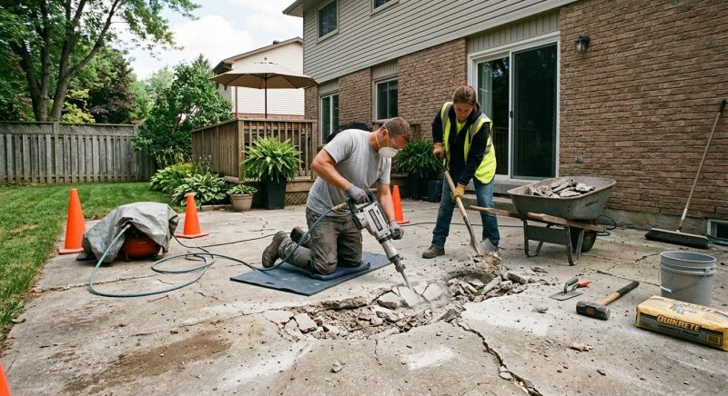 Patio Repair in West Des Moines, IA